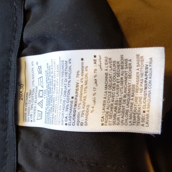 Old Navy Mens Pants, Tan, Size 29x30, Ultimate Tech Slim Built in Flex - Picture 5 of 5